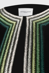 SM2516 Ombré Embroidered Flared Abaya