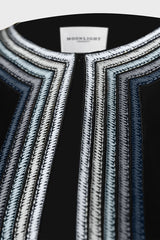 SM2516 Ombré Embroidered Flared Abaya