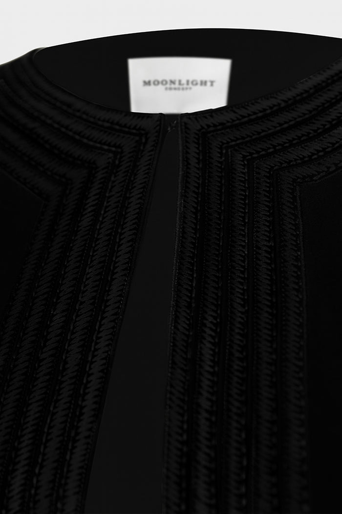 SM2516 Ombré Embroidered Flared Abaya
