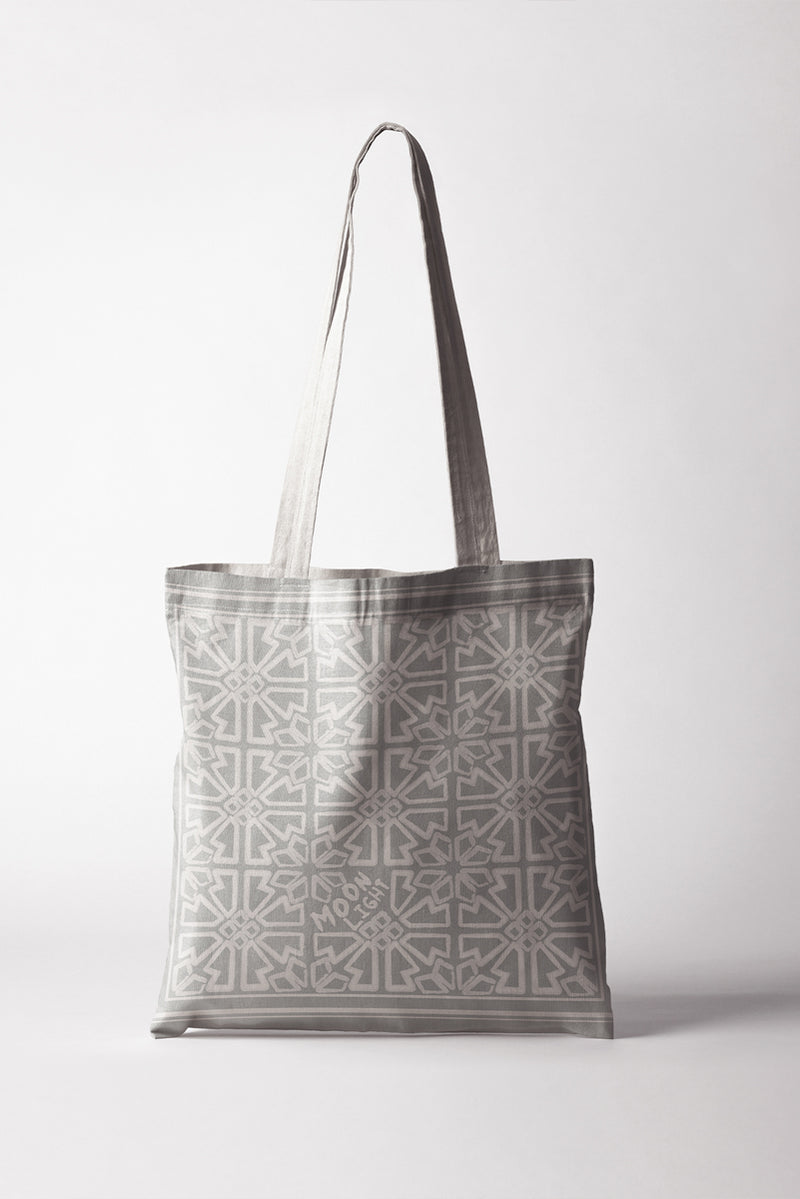 Moonlight Organic Cotton Canvas Tote Bag (Long)