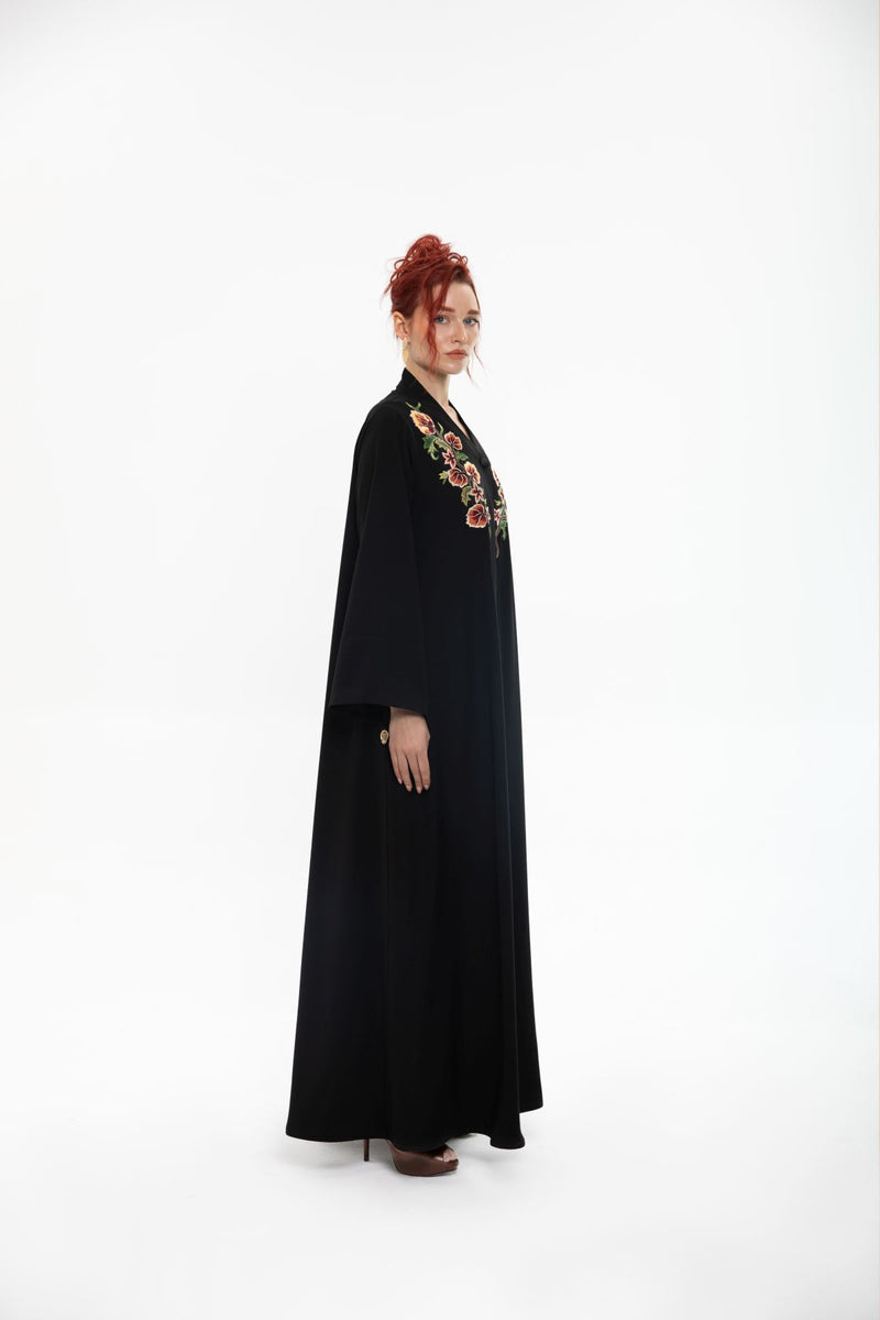 SM2402 Regal Radiance Flare Abaya