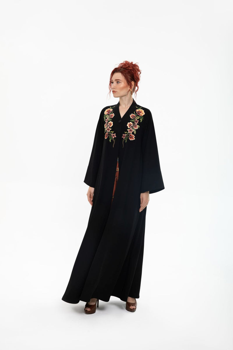 SM2402 Regal Radiance Flare Abaya