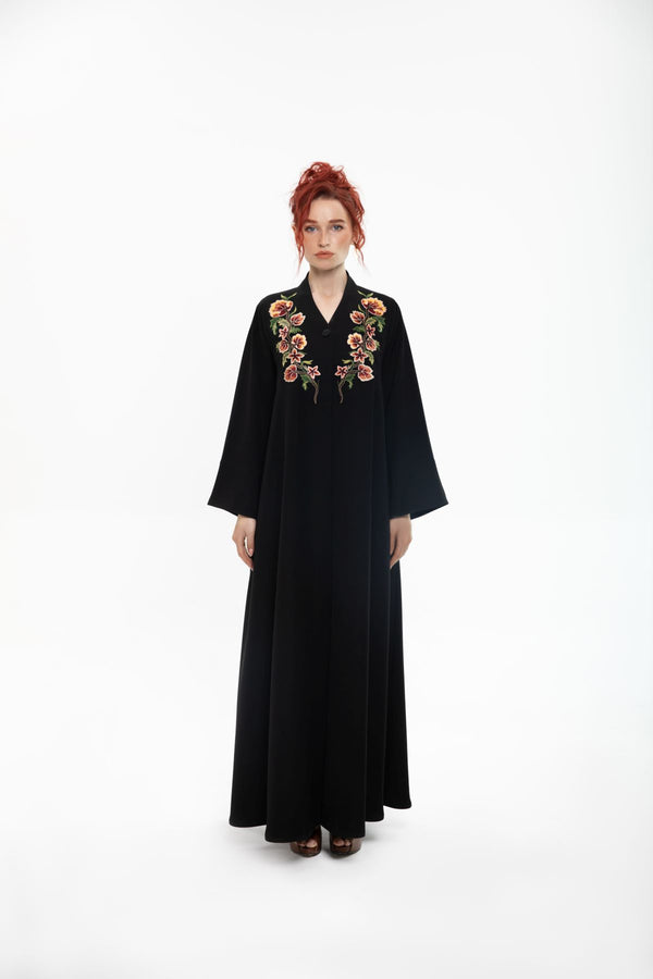 SM2402 Regal Radiance Flare Abaya