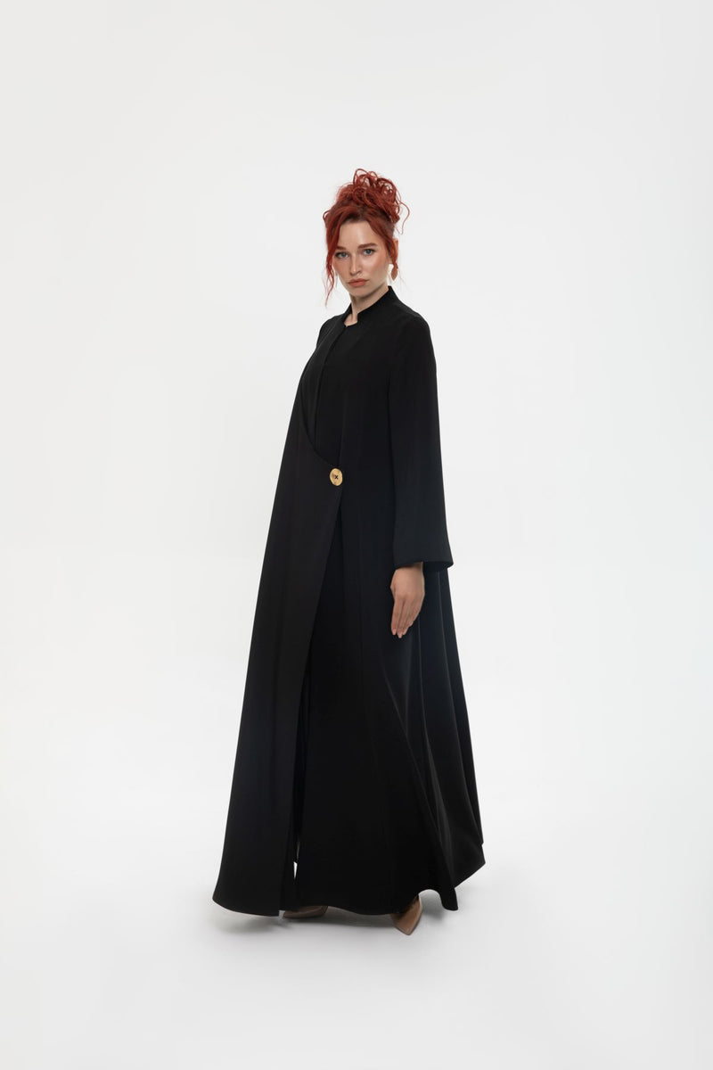 SM2406 Alluring Elegance Overwrap Abaya