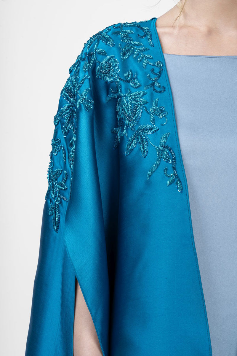 RMDHC2405 Infinite Blue Luxe Haute Couture Abaya