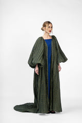 RMDHC2402 Emerald Cascade Haute Couture Abaya