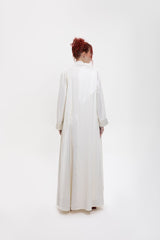 SM2407-OFF WHITE Majestic Harmony Kimono Abaya