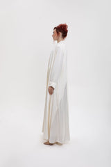 SM2407-OFF WHITE Majestic Harmony Kimono Abaya