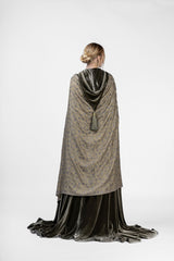 RMDHC2407 Enchanted Sage Haute Couture Hooded Abaya