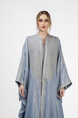 RMDM2401-PBL Elegant Sparkle Abaya - Full set