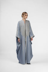 RMDM2401-PBL Elegant Sparkle Abaya - Full set