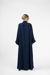 RMDJK2402-DB Azure Allure Blue Kimono Abaya