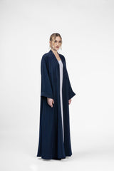 RMDJK2402-DB Azure Allure Blue Kimono Abaya