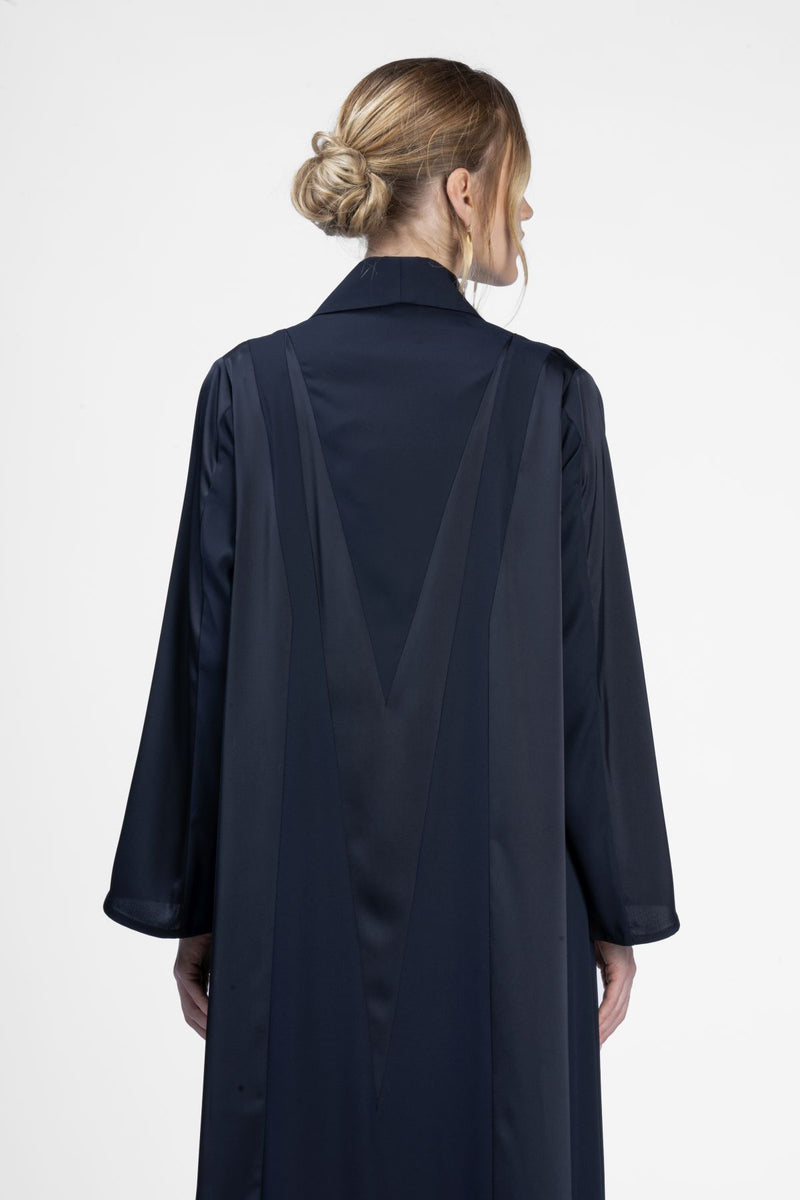 RMD2402-BL Midnight Serenity Navy Blue Abaya