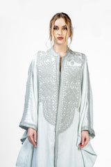 RMDM2401-PGRN Jade Oasis Abaya- Full set