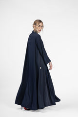 RMD2404-BL Classic Noir Black Abaya