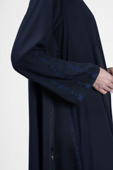 RMD2404-BL Classic Noir Black Abaya