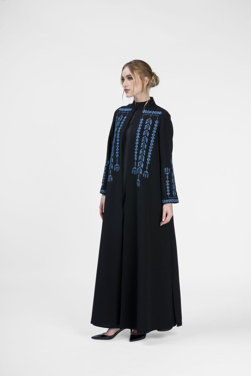 RMD2405 Azure Melody Blue Abaya