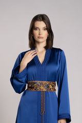 RMDHC2504 Blue Chiffon Grace Haute Couture Limited Abaya