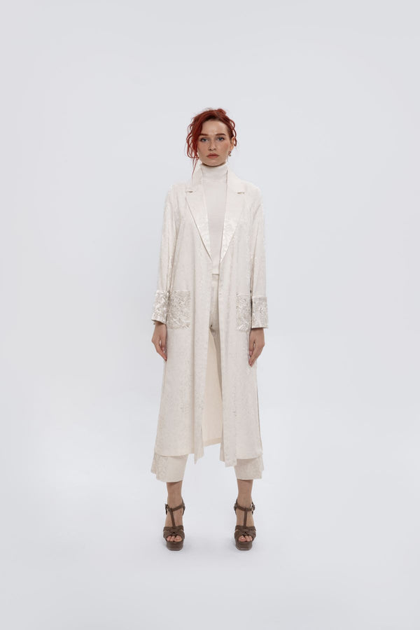 SM2416-OFF WHITE Eleganza Aura Suit