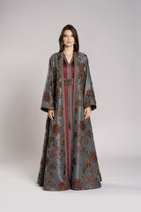 RMDHC2502 Maroon Elegance Haute Couture Limited Abaya