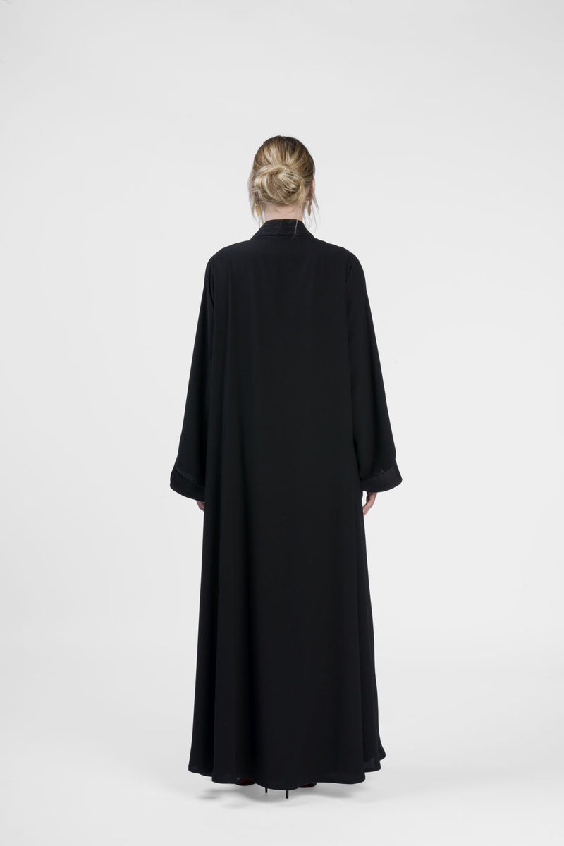 RMD2401 Elegant Essence Black Abaya