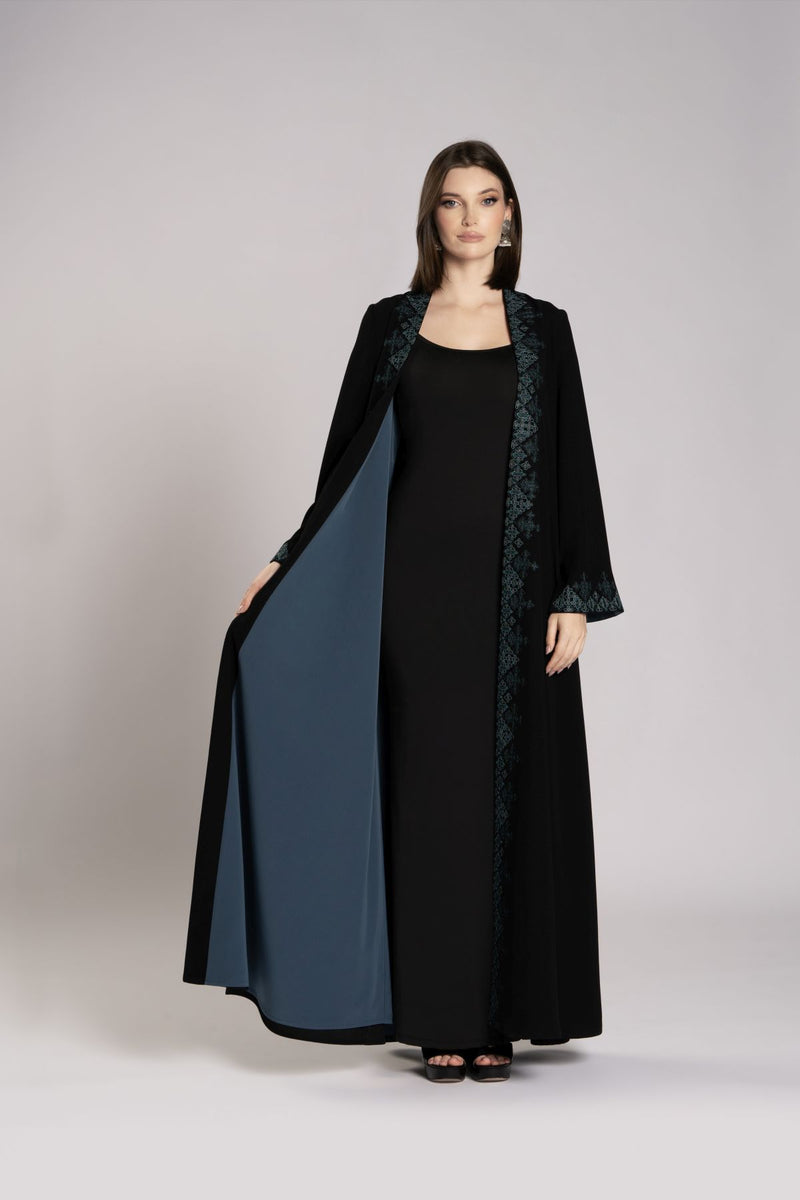 RMD2507 Azure Majesty Abaya