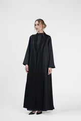 RMD2402-BLK Midnight Serenity Black Abaya