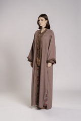 RMDCB2501 Ethereal Layers Kimono Abaya with Inner Dress