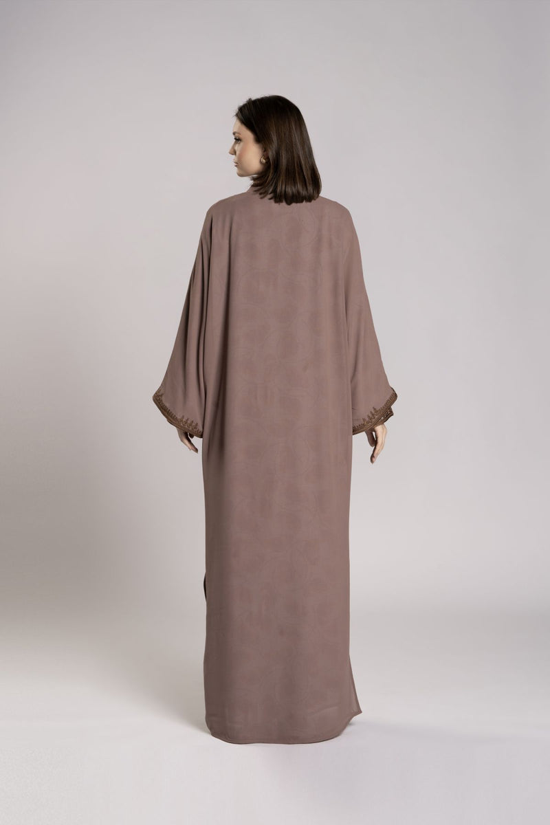 RMDCB2501 Ethereal Layers Kimono Abaya with Inner Dress