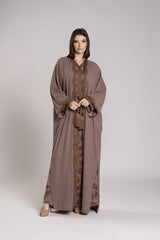 RMDCB2501 Ethereal Layers Kimono Abaya with Inner Dress