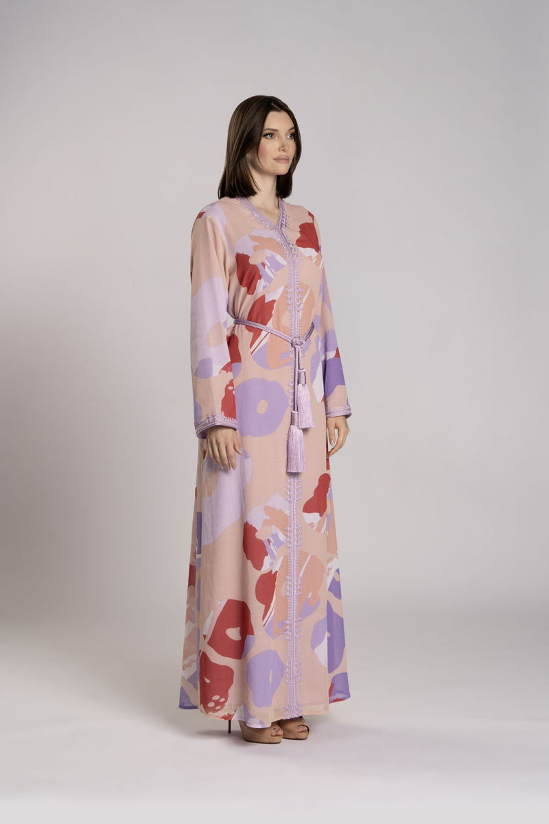 RMDCB2502 Ethereal Layers Kimono Abaya with Inner Dress