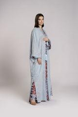 RMDCB2503 Ethereal Layers Kimono Abaya with Inner Dress