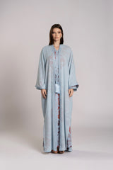 RMDCB2503 Ethereal Layers Kimono Abaya with Inner Dress