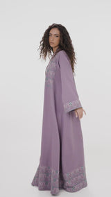 MCX2319 Sovereign Silk Elegance Abaya