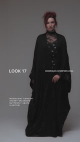 SM2417 Starry Splendor Butterfly Abaya