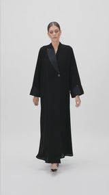 ED2306 Pointed Single Collar Abaya.