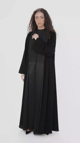 ED2313 Graceful Silk Symphony Abaya