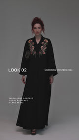 SM2402 Regal Radiance Flare Abaya