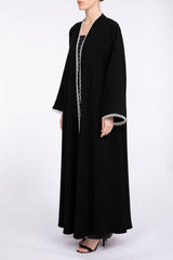 RMD2308 Dentelle Lace Highlights Embellished Abaya