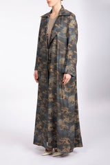 RTWS2303 Abstract Printed Dark Gray Suit