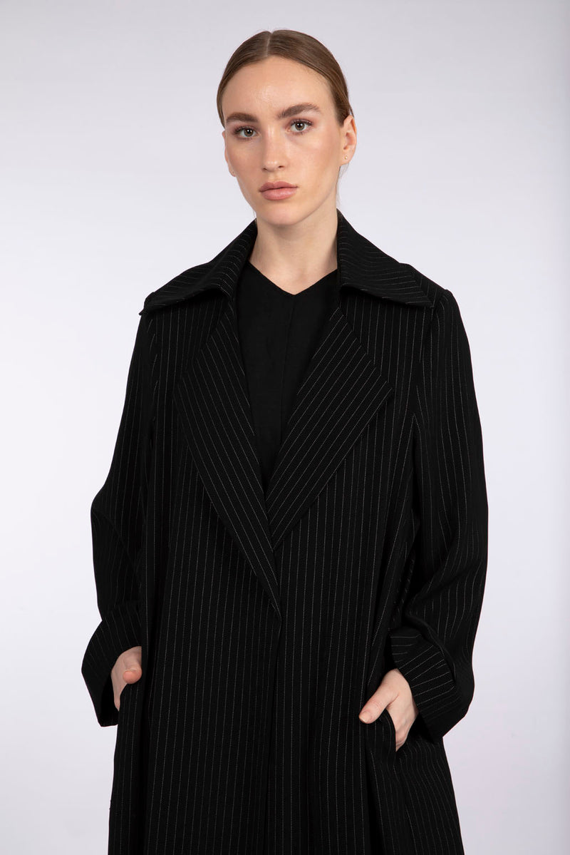 RTWS2304 Stylish Striped Crepe Suit